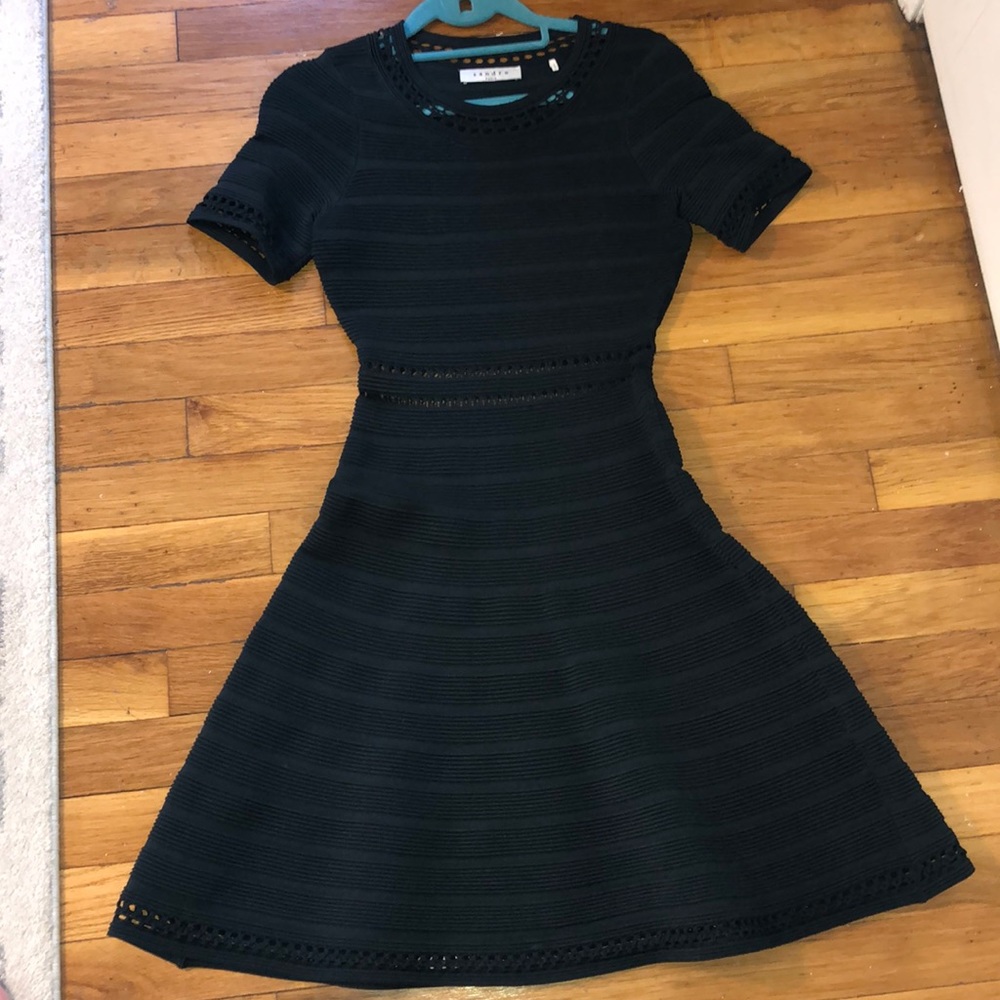 Sandro Deep jade Knit Dress